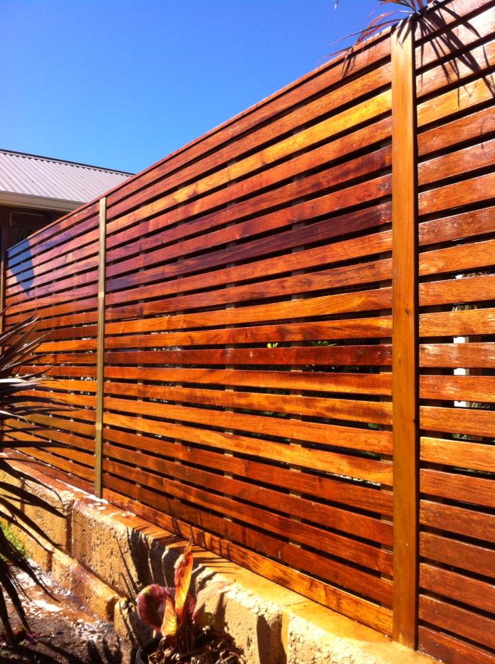 Timber fencing 