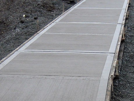 concrete pathway